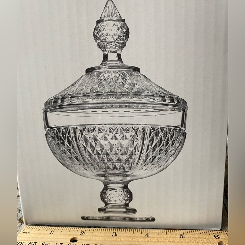 Pasabahce Diamond Sodalime Glass Candy Dish - Picture 14 of 16